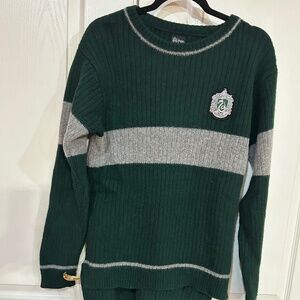 Warner Bros Harry Potter Official Slytherin Quidditch Sweater